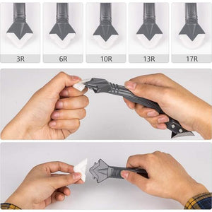 3 in 1 Silicone Caulking Tools（stainless steelhead）