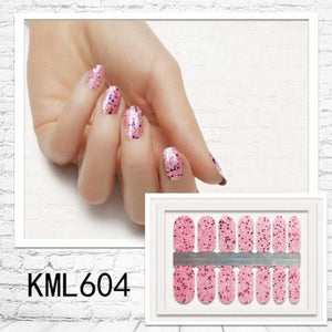 5 pack Nail Glitter Women Girls Manicure Set(70 pcs)