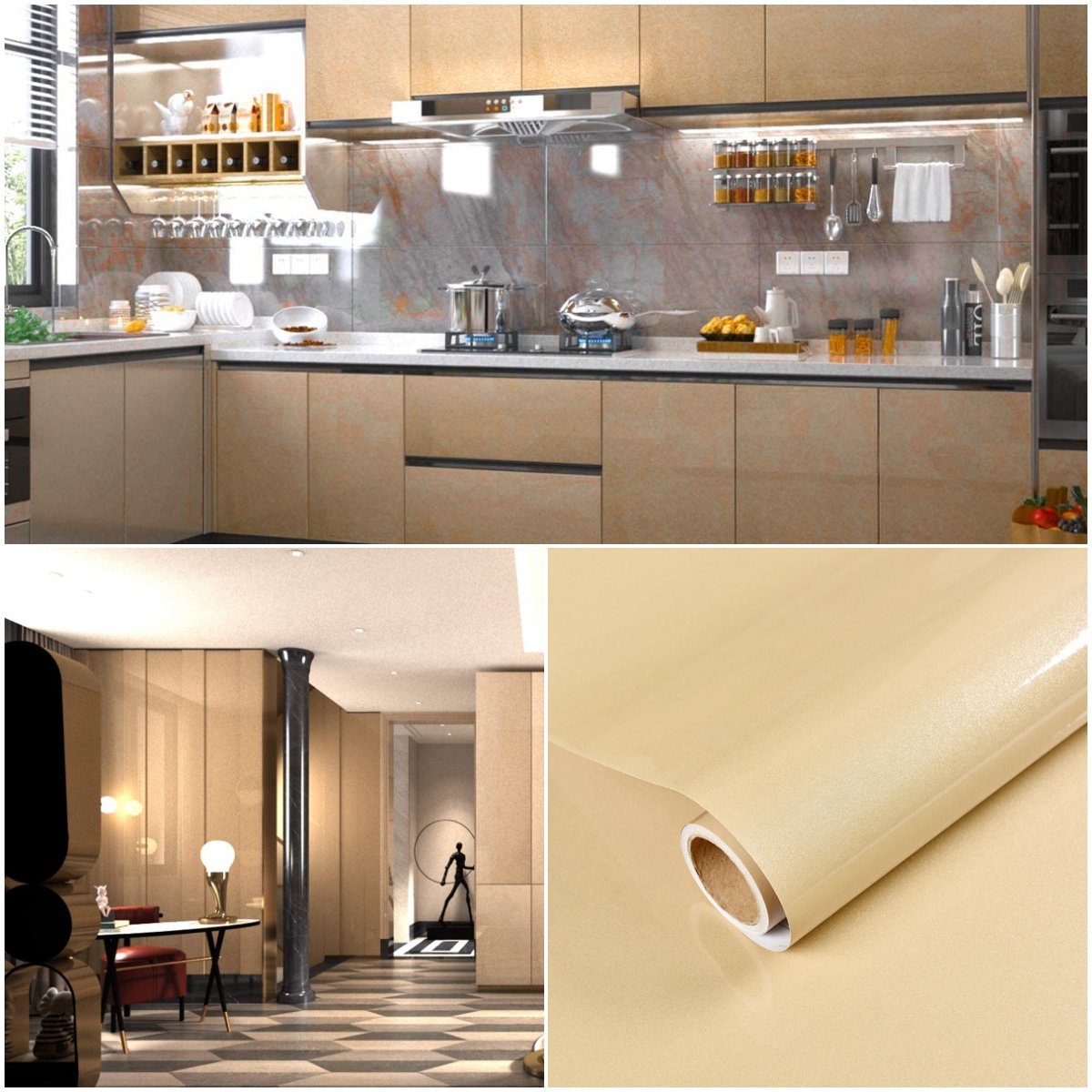 Waterproof Marble Wallpaper