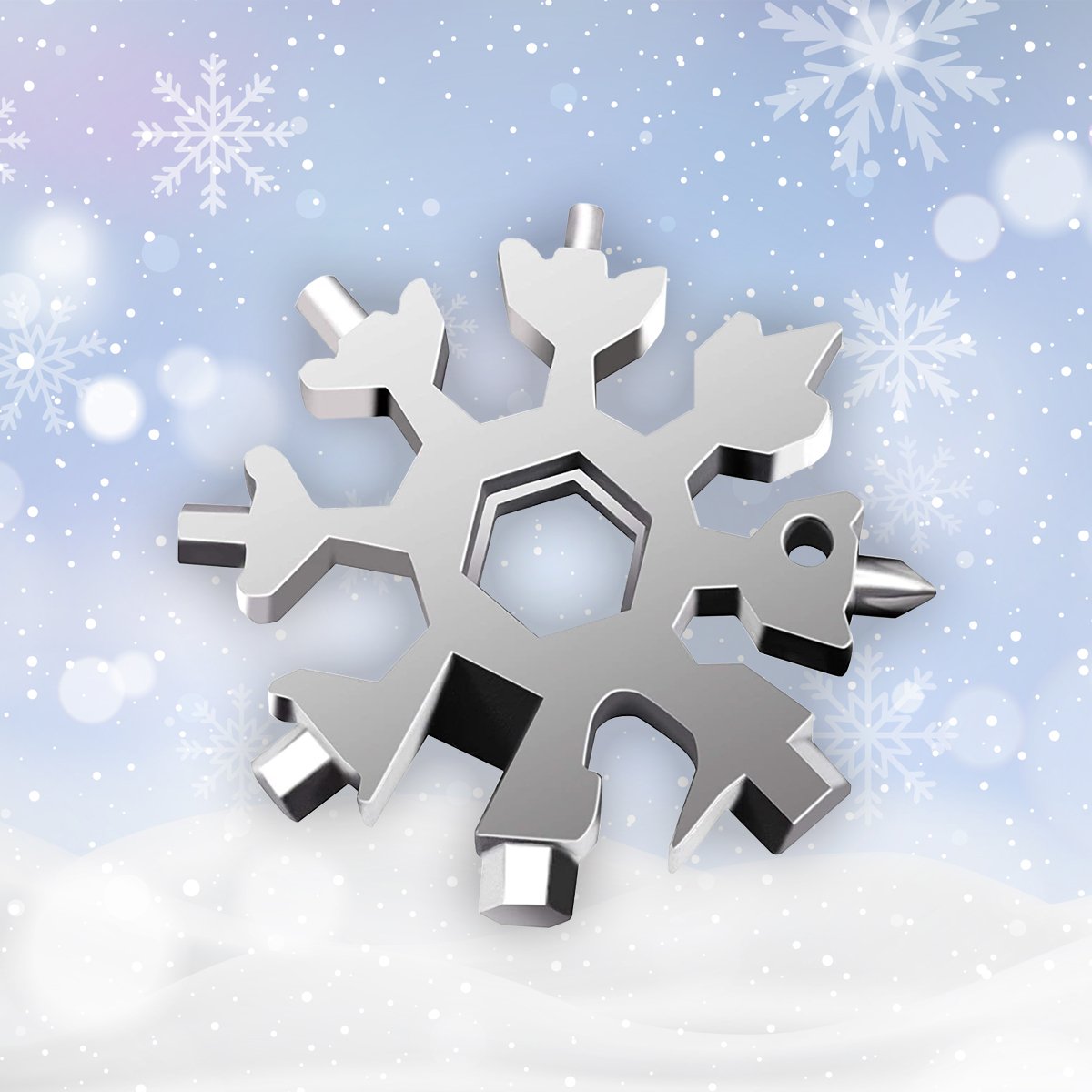18-in-1 snowflakes multi-tool