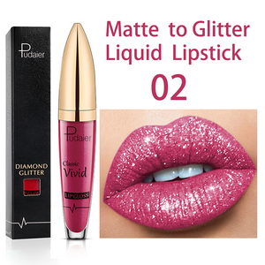 Diamond Shiny Long Lasting Lipstick 18 Colors  - (Buy 3 Free Shipping)
