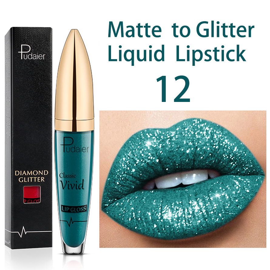 Diamond Shiny Long Lasting Lipstick 18 Colors  - (Buy 3 Free Shipping)