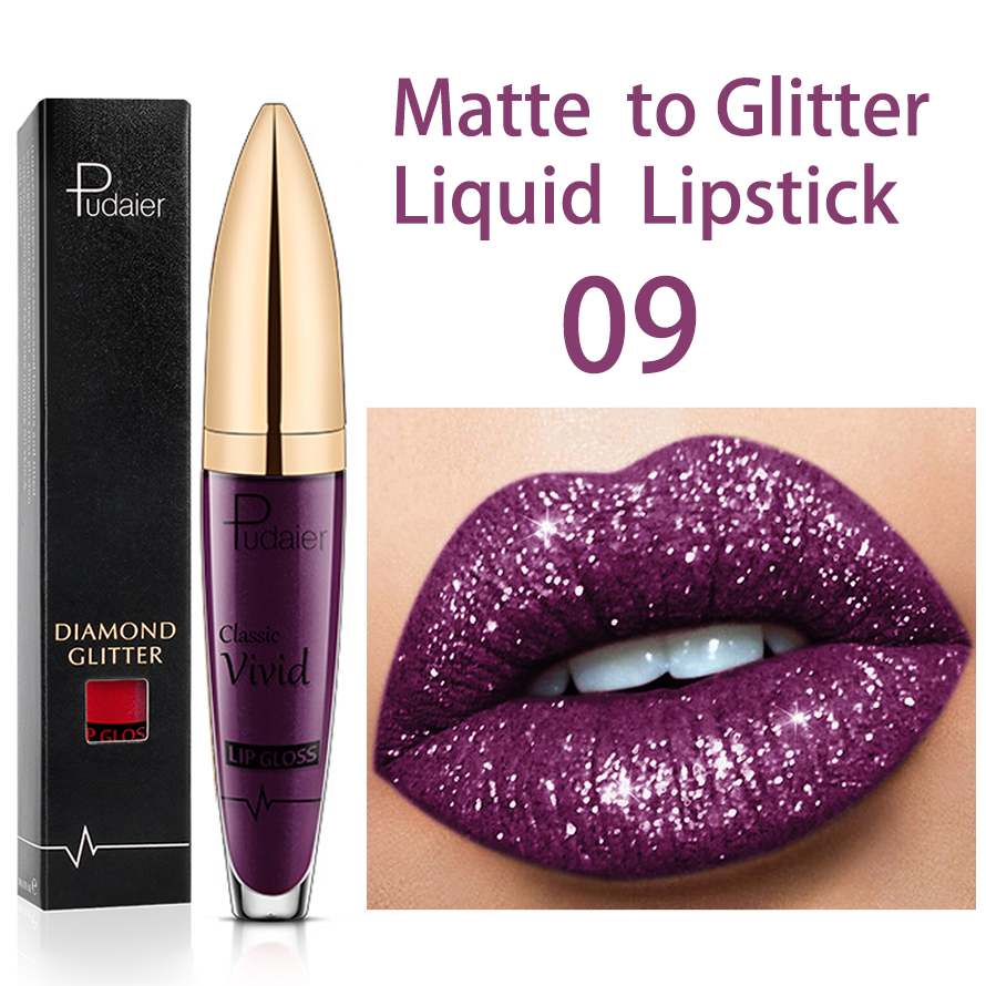 Diamond Shiny Long Lasting Lipstick 18 Colors  - (Buy 3 Free Shipping)