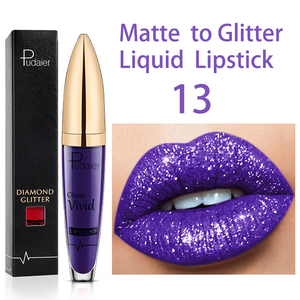Diamond Shiny Long Lasting Lipstick 18 Colors  - (Buy 3 Free Shipping)