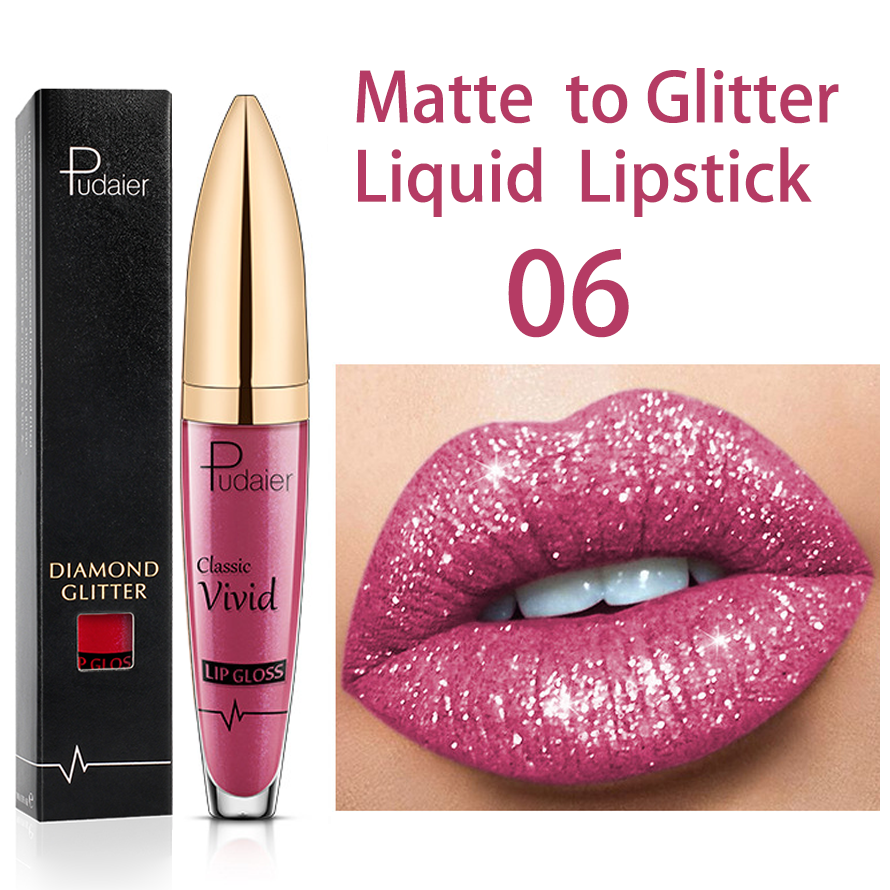 Diamond Shiny Long Lasting Lipstick 18 Colors  - (Buy 3 Free Shipping)