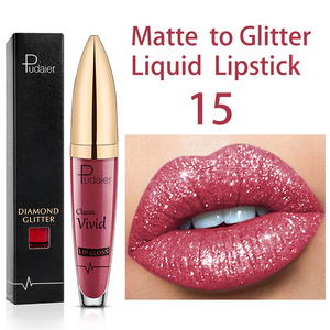 Diamond Shiny Long Lasting Lipstick 18 Colors  - (Buy 3 Free Shipping)