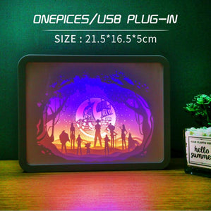 3D LED Paper Night Lamp