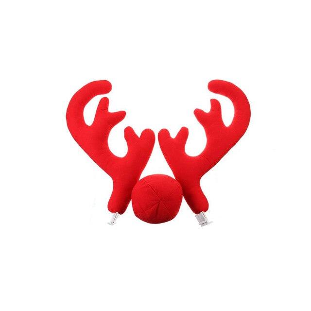 🔥Christmas Hot Sale🔥Car Reindeer Antlers & Nose Decorations
