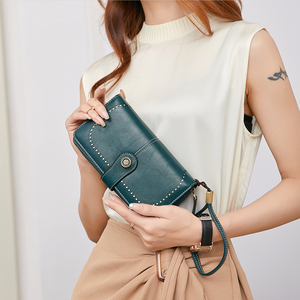 Best gift🎁Leather Zipper Long Wallet Card Holder