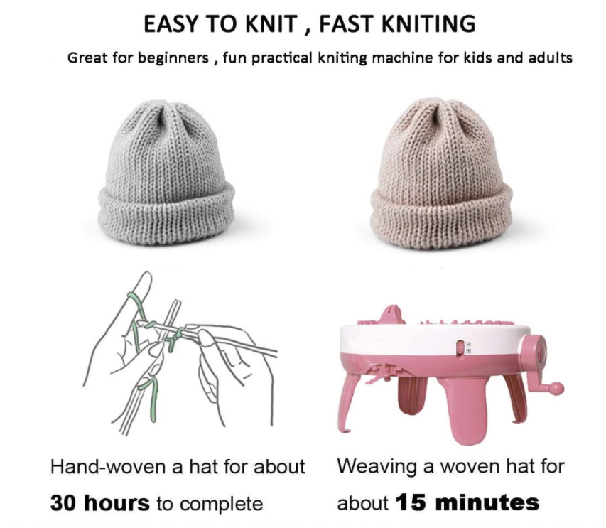 🔥Christmas Hot Sale🔥48-Pin DIY Knitting Machine Hand Knit Kit