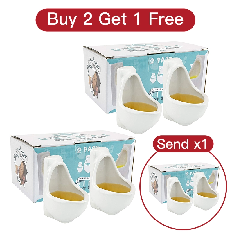 🔥Christmas Hot Sale🔥Novelties Party Ceramic Wine Glasses (Set Of 2)