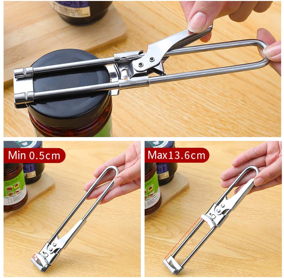 Easy Open Adjustable Jar Opener