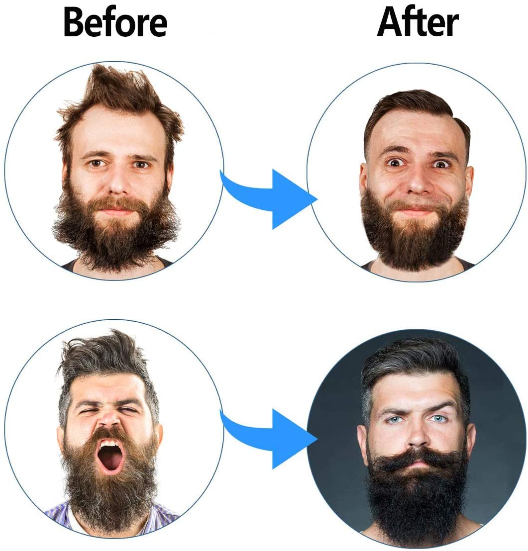 Electric hot comb hair & beard straightener