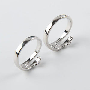 Couple hug ring