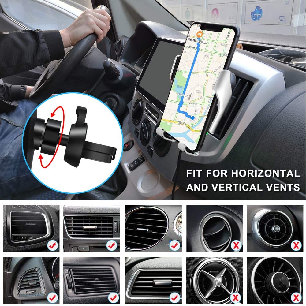Wireless Car Charger with Touch Sensor