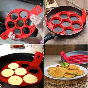 🔥Christmas Hot Sale🔥Non-stick Silicone Pancake Mold Ring