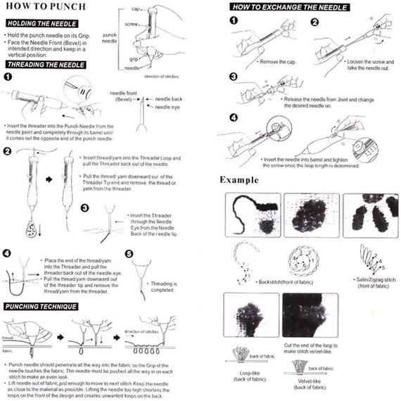 DIY Pattern Artistic Embroidery Pen Kit(100 PCS)