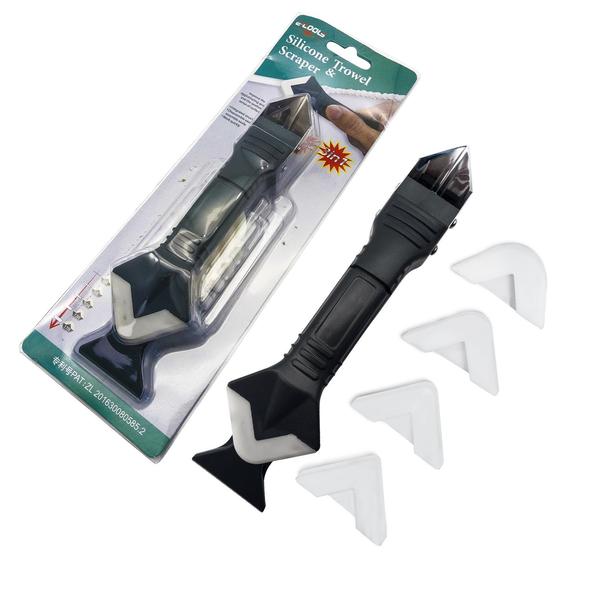 3 in 1 Silicone Caulking Tools（stainless steelhead）