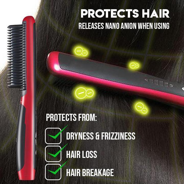 【New Year Promotion-48% Off】Hair Straightener Styling Comb