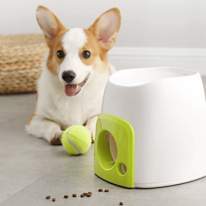 AUTOMATIC INTERACTIVE DOG TENNIS BALL LAUNCHER