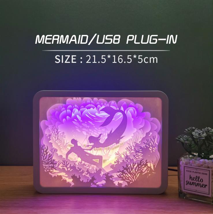 3D LED Paper Night Lamp