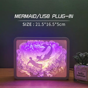 3D LED Paper Night Lamp