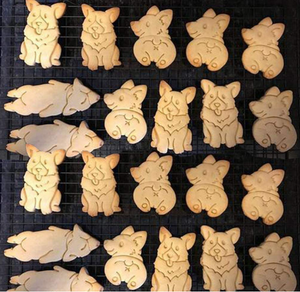 Dog Shaped Cookie Molds