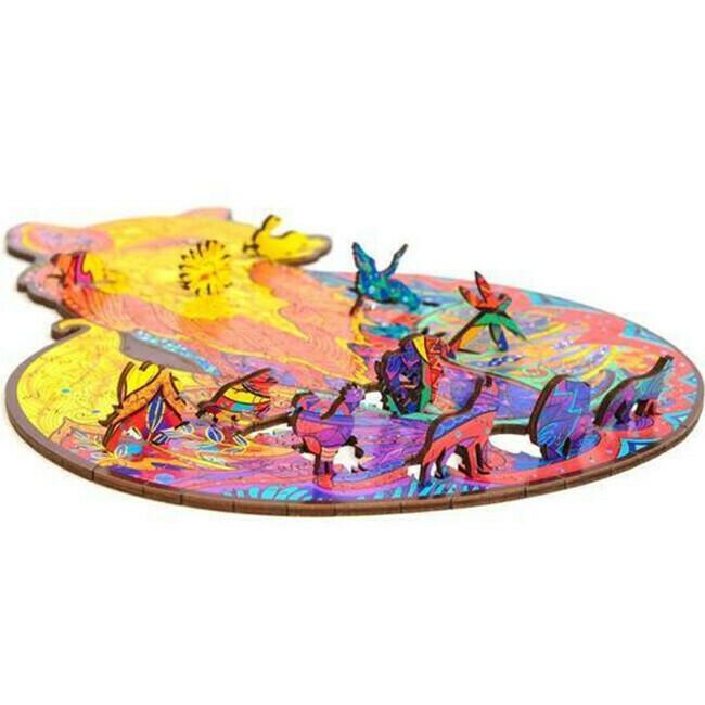 🔥Christmas Hot Sale🔥FOX WOODEN PUZZLE