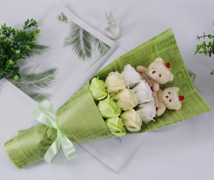 💝Valentine's Days HOT SALE💝Plush Bear Bouquet(Free Shipping)