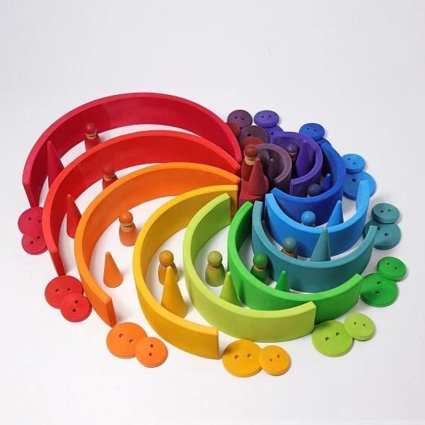 (50% Off NOW!! )Stacking Wooden Rainbow（Buy 2, Get Free Shipping）
