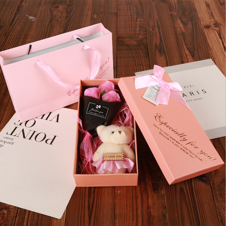 💝Valentine's Days HOT SALE💝Rose Bouquet&Plush Bear