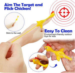 🔥Christmas Hot Sale🔥Novelty Game Rubber Flying Chicken