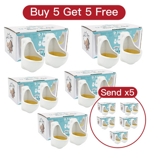 🔥Christmas Hot Sale🔥Novelties Party Ceramic Wine Glasses (Set Of 2)