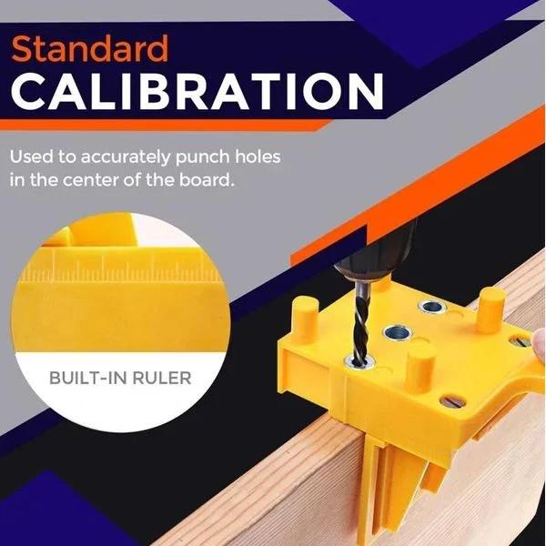 CARPENTRY POCKET HOLE DRILL GUIDE TOOL SET