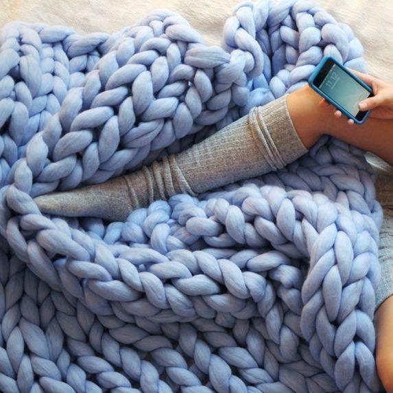 🔥Christmas Sale🔥Chunky Knit Blanket