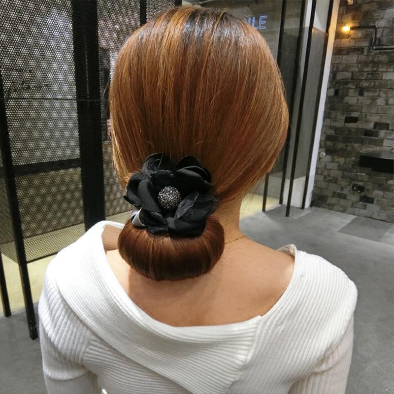 Floral French Hair Bun Maker（3 PCS)