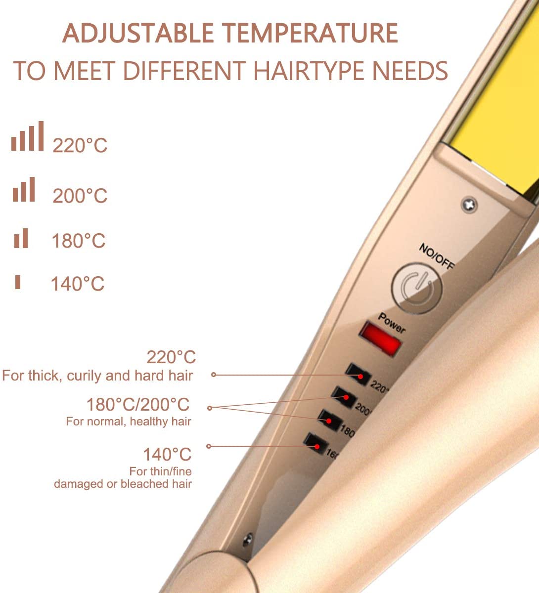 2 in 1 Hair Straightener