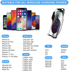 Wireless Car Charger with Touch Sensor