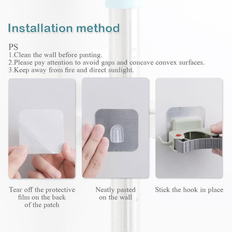 🔥Christmas Hot Sale🔥Bathroom Wall Mounted Mop Clip