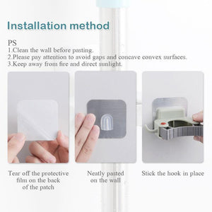 🔥Christmas Hot Sale🔥Bathroom Wall Mounted Mop Clip