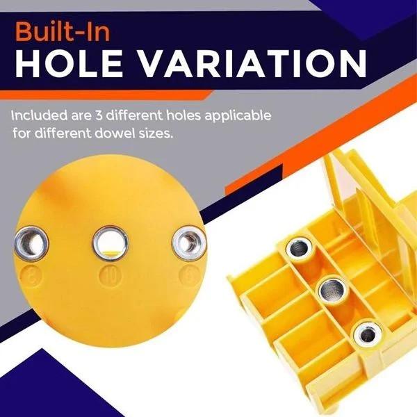 CARPENTRY POCKET HOLE DRILL GUIDE TOOL SET