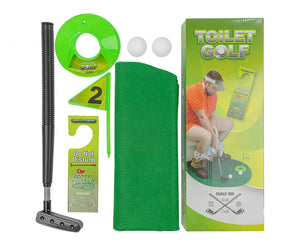 Bath golf game practice with the putter