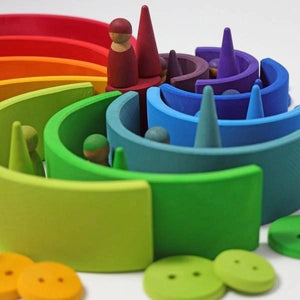 (50% Off NOW!! )Stacking Wooden Rainbow（Buy 2, Get Free Shipping）