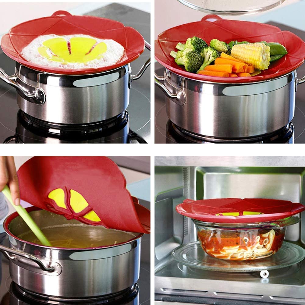 Boil Over Safeguard Lids
