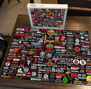 Greatest Rock Albums of All Time 1000 Piece Jigsaw Puzzle(ANY 2 FREE SHIPPING)