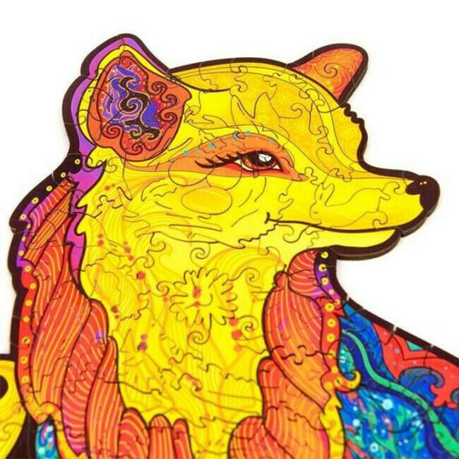 🔥Christmas Hot Sale🔥FOX WOODEN PUZZLE