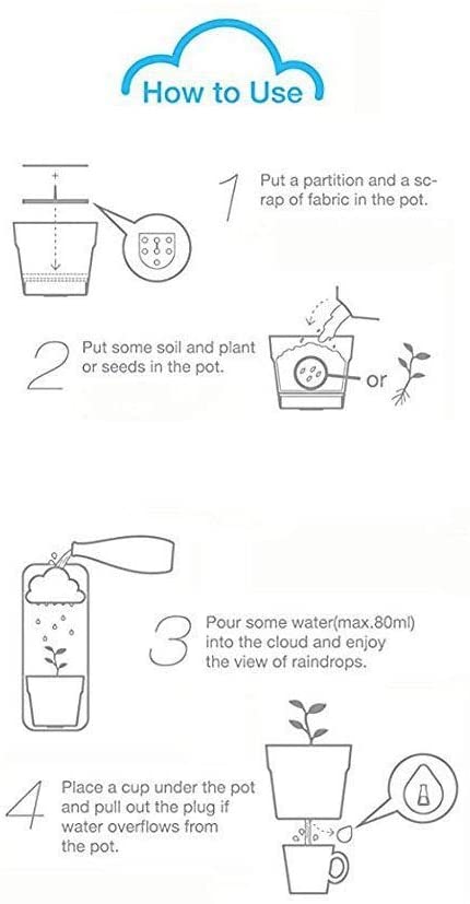 Cloud Wall Hanging Plant Pot