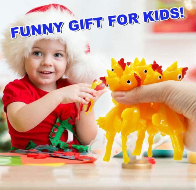 🔥Christmas Hot Sale🔥Novelty Game Rubber Flying Chicken