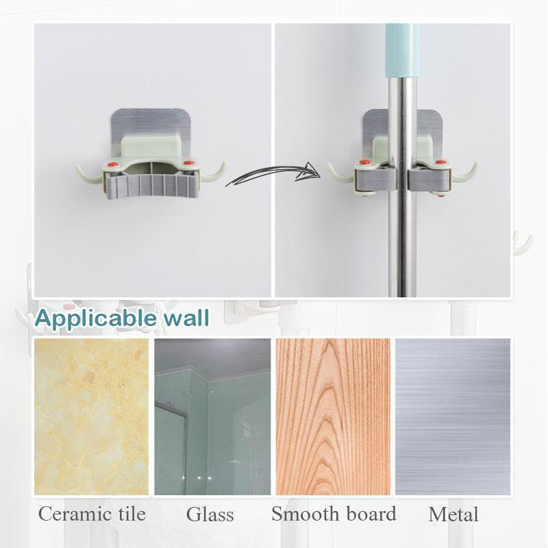 🔥Christmas Hot Sale🔥Bathroom Wall Mounted Mop Clip