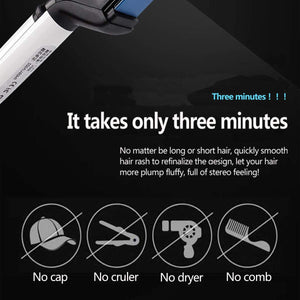 Electric hot comb hair & beard straightener
